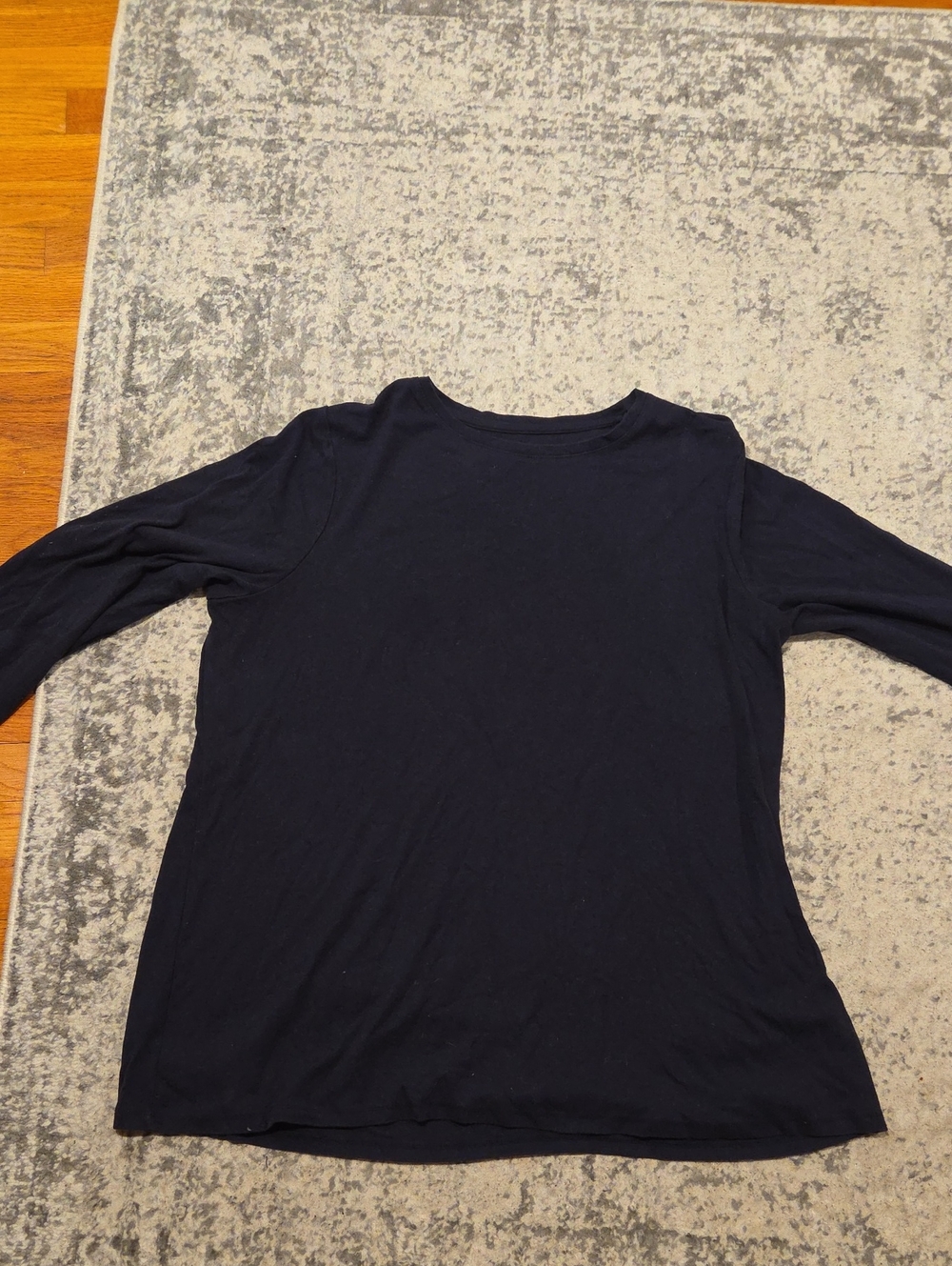 Lane Bryant Long Sleeve Top Black Size 18/20 Long/Tall
